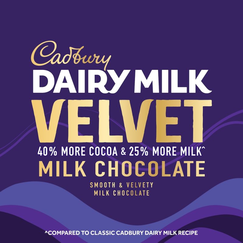 Cadbury Dairy Milk Velvet Chocolate Block 150g