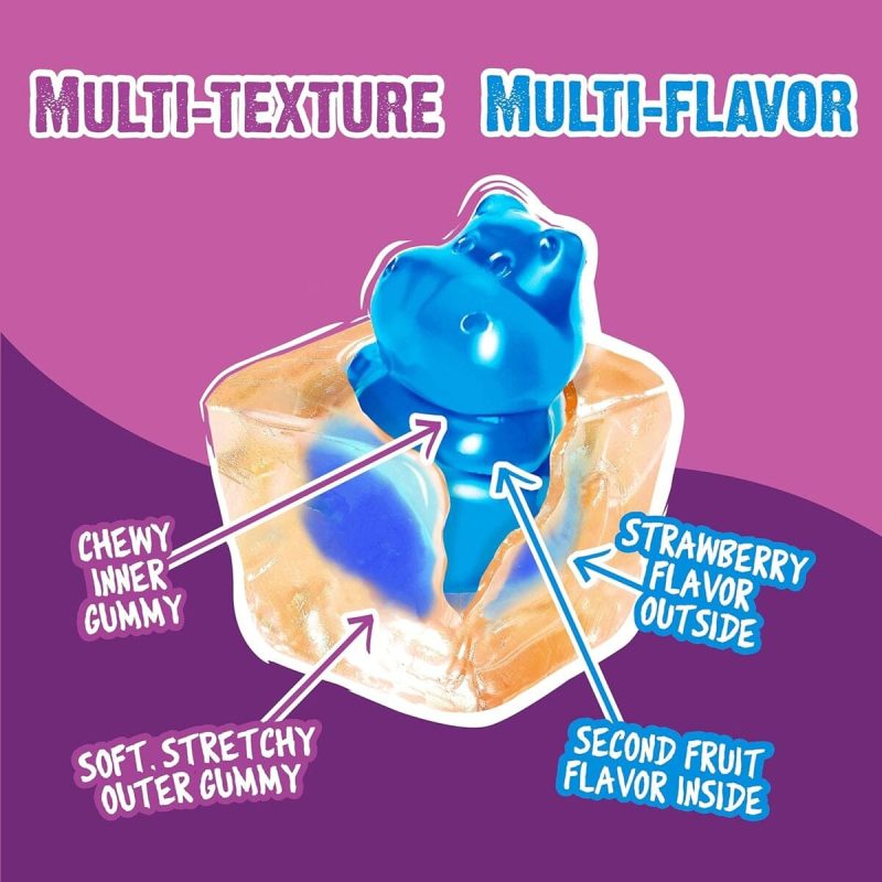 Juicy Drop Gummy Mystery Cube Wild Berry Candy Bag 142g