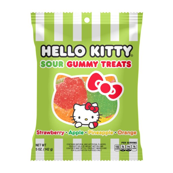 Hello Kitty Sour Gummy Candy Treats Pack 142g