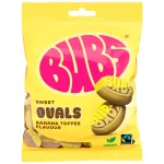 Bubs Banana Toffee Sweet Ovals Candy Bag 156g