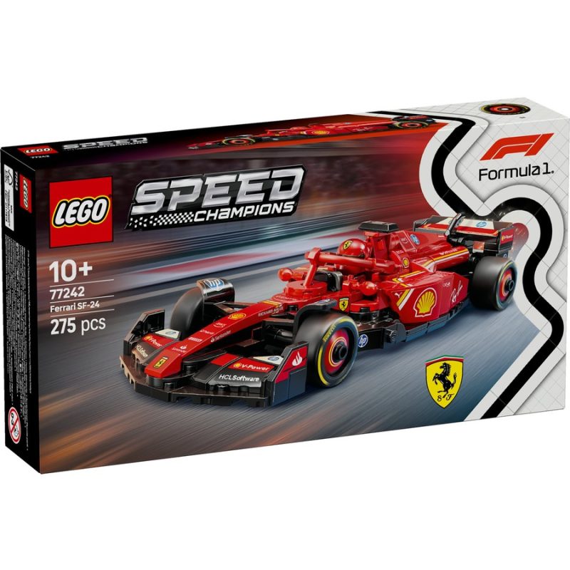 LEGO Speed Champions Ferrari SF-24 F1 Race Car Driver Set 77242