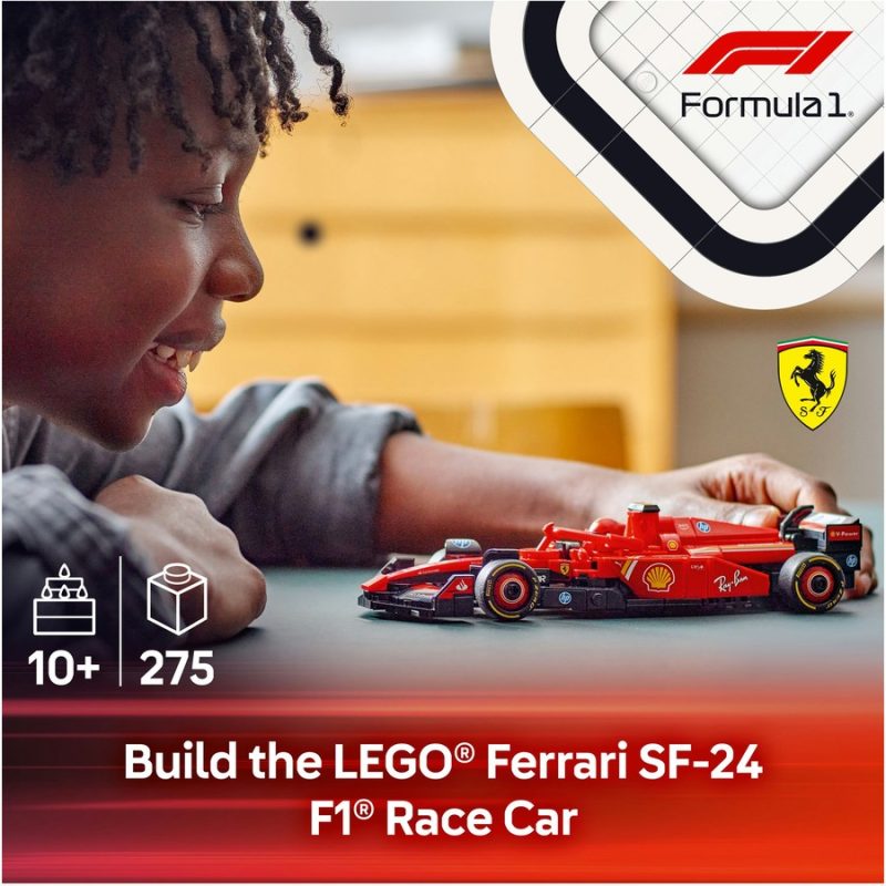 LEGO Speed Champions Ferrari SF-24 F1 Race Car Driver Set 77242