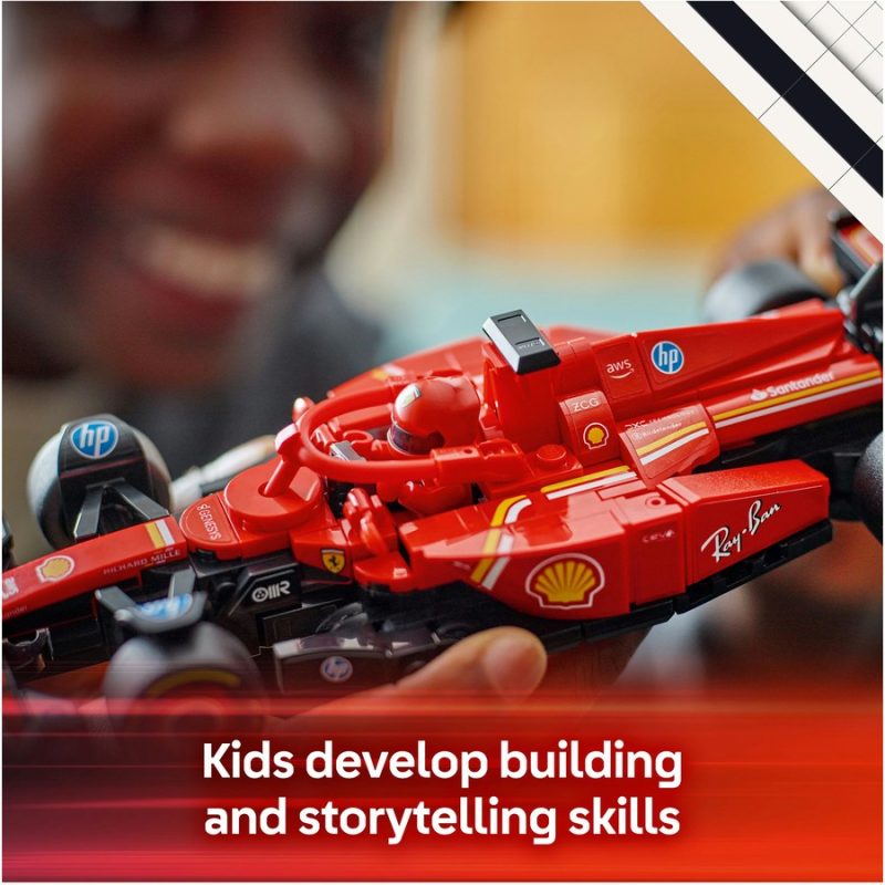 LEGO Speed Champions Ferrari SF-24 F1 Race Car Driver Set 77242