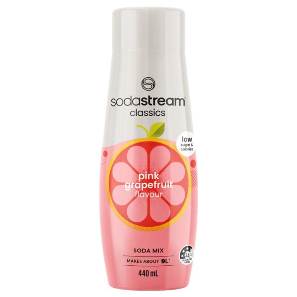 Sodastream Pink Grapefruit Classic Soda Mix Drink 440ml