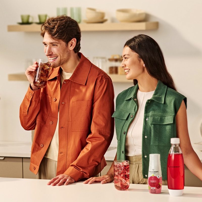 Sodastream Cranberry Raspberry Classic Soda Mix Drink 440ml