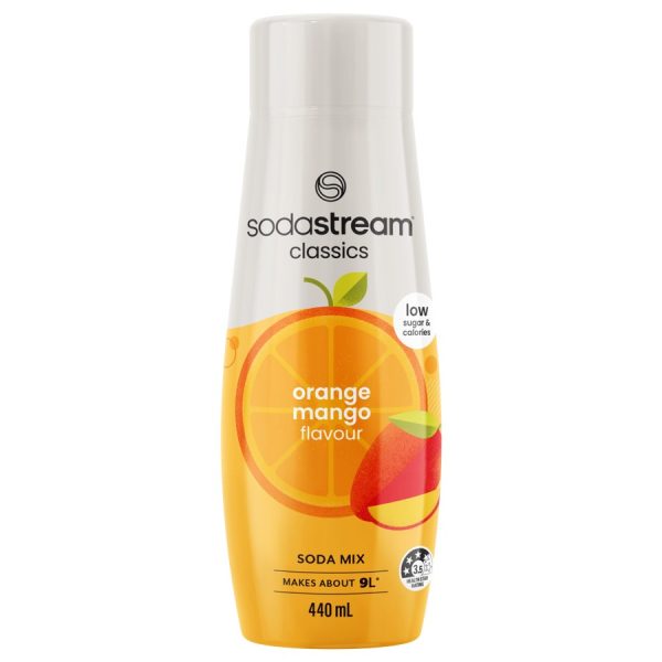 Sodastream Orange Mango Classic Soda Mix Drink 440ml