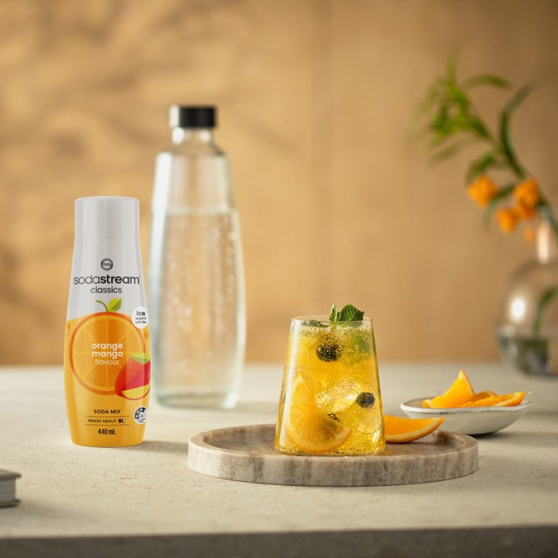 Sodastream Orange Mango Classic Soda Mix Drink 440ml