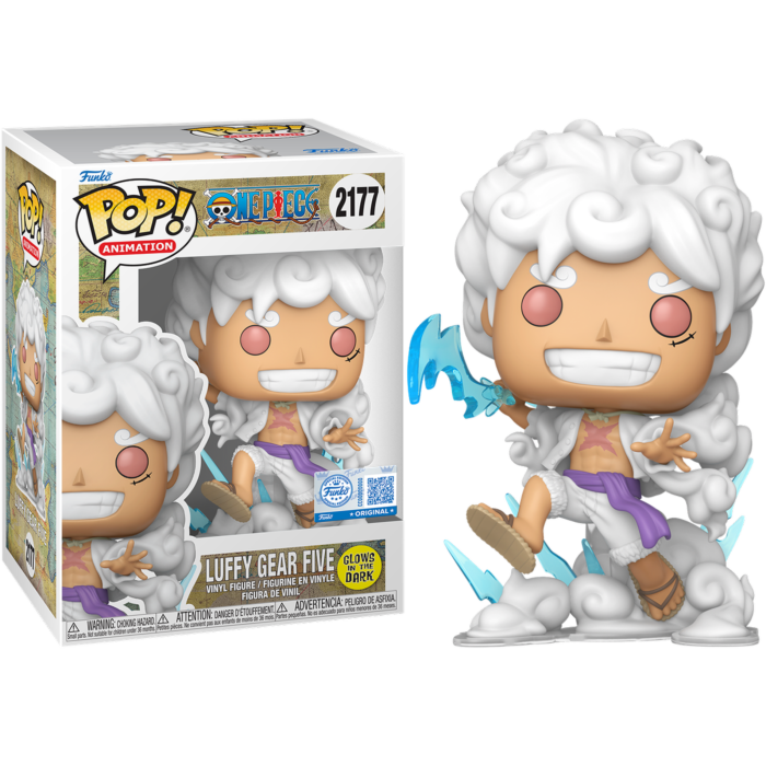 One Piece Luffy Gear Five Glow Pop! Vinyl #2177
