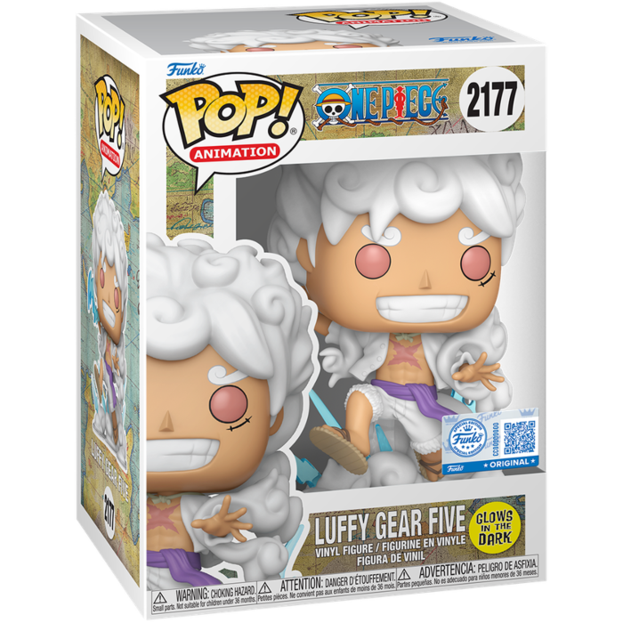 One Piece Luffy Gear Five Glow Pop! Vinyl #2177