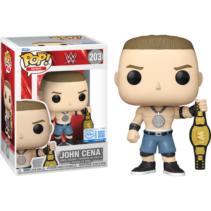 WWE John Cena With Spinner Belt Pop! Vinyl #203
