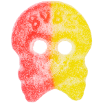 Bubs Sour Lemon Raspberry Skalle Candy Bag 156g