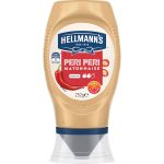 Hellmanns Spicy Peri Peri Chilli Mayonnaise Mayo Sauce 252g