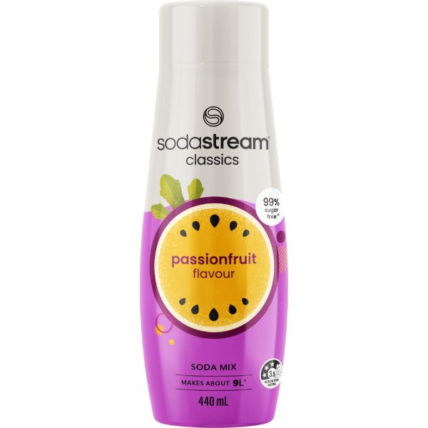Sodastream Passionfruit Classic Soda Mix Drink 440ml