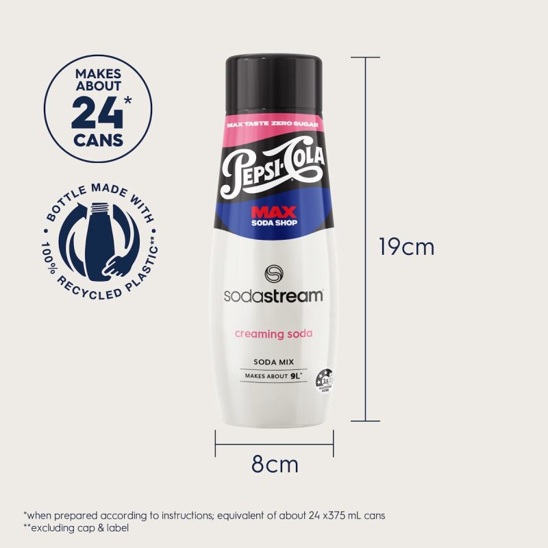 Pepsi Max Creaming Soda SodaStream Soda Mix Drink 440ml