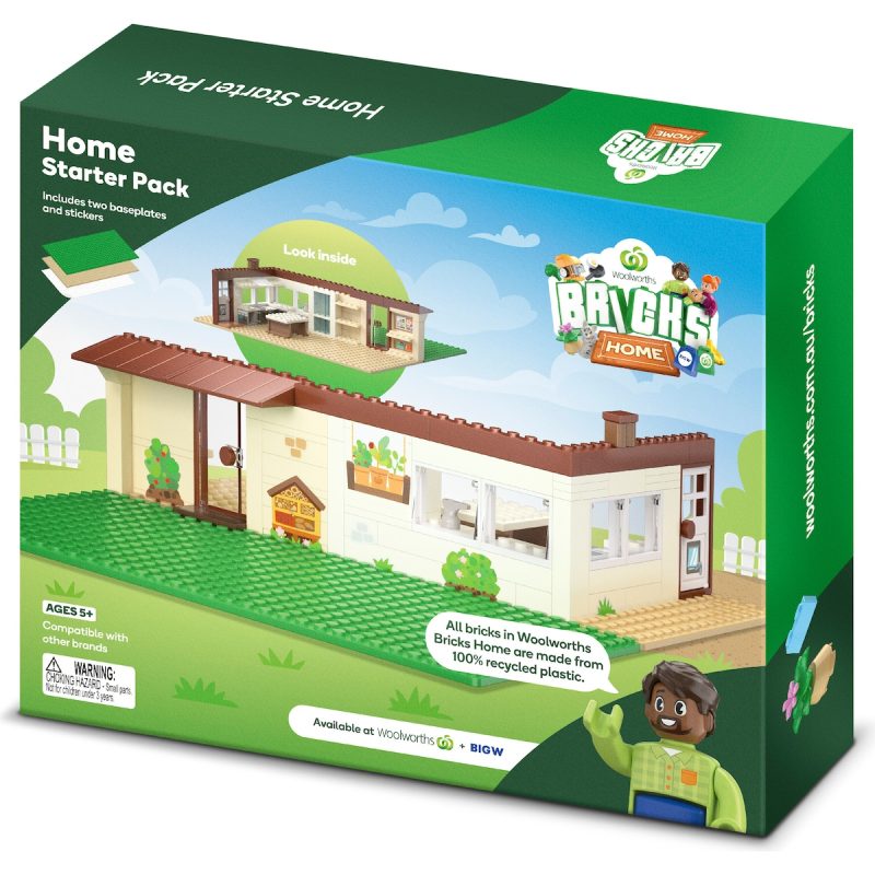 Woolworths Woolies Bricks Home Starter Pack Blocks Collectables Promotion 2026