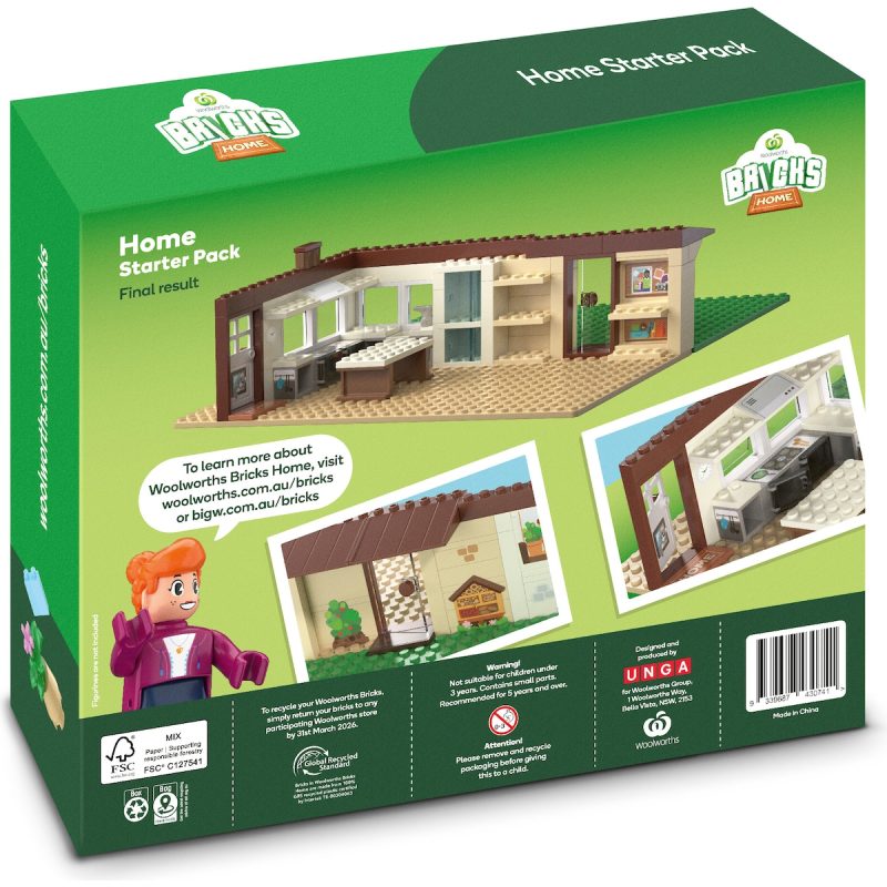 Woolworths Woolies Bricks Home Starter Pack Blocks Collectables Promotion 2026