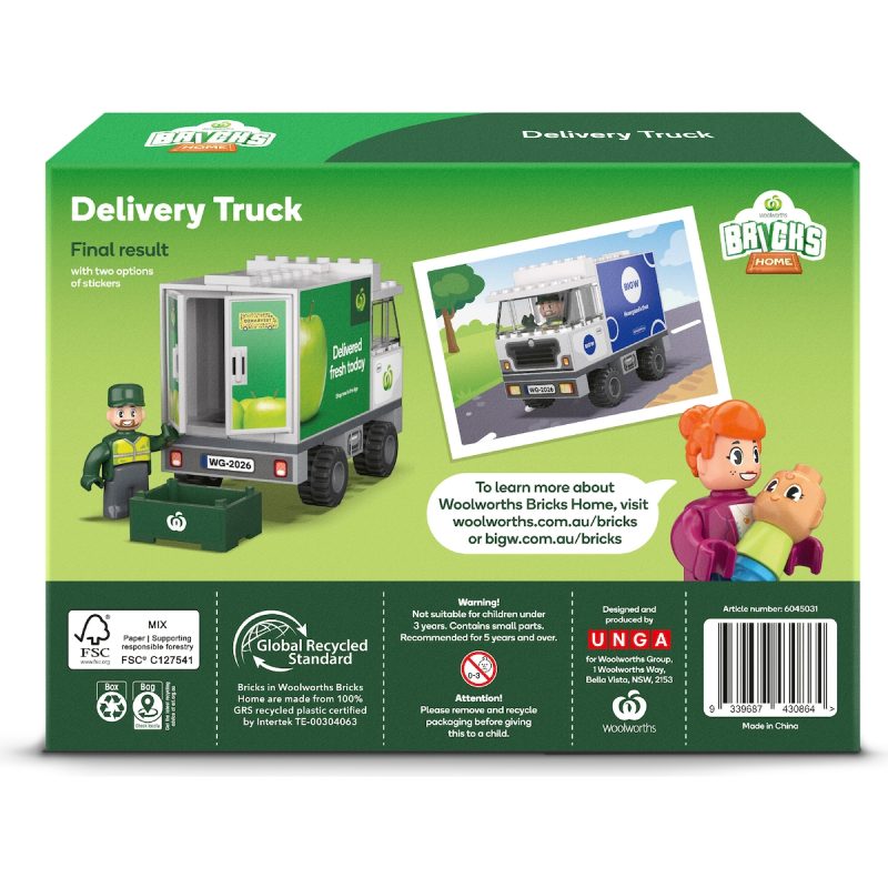 Woolworths Woolies Bricks Home Delivery Truck Collectables Promotion 2026