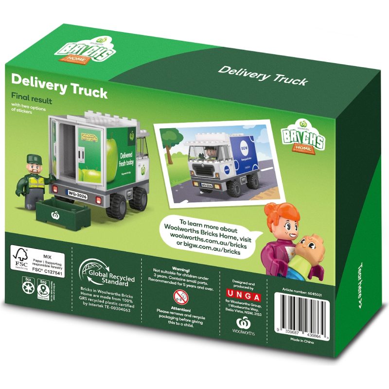 Woolworths Woolies Bricks Home Delivery Truck Collectables Promotion 2026