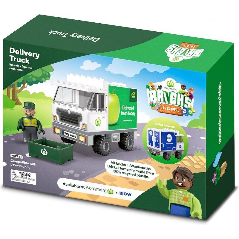 Woolworths Woolies Bricks Home Delivery Truck Collectables Promotion 2026