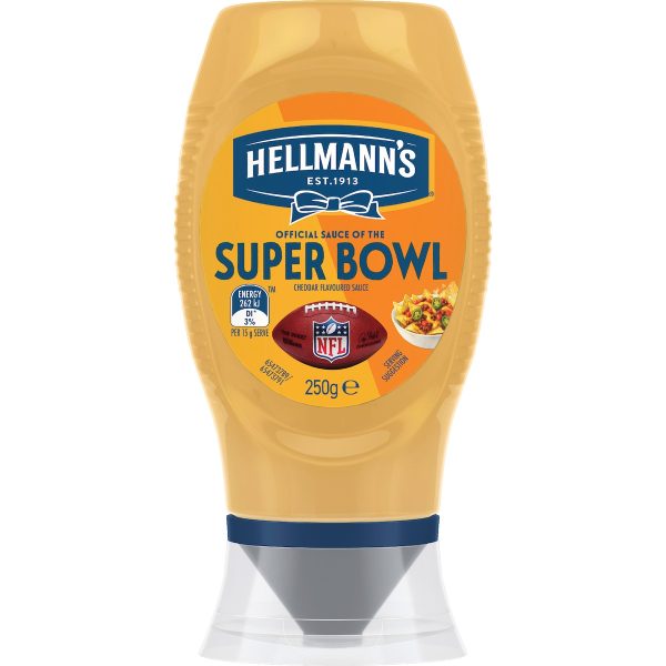 Hellmanns Super Bowl Cheddar Cheese Sauce 250g