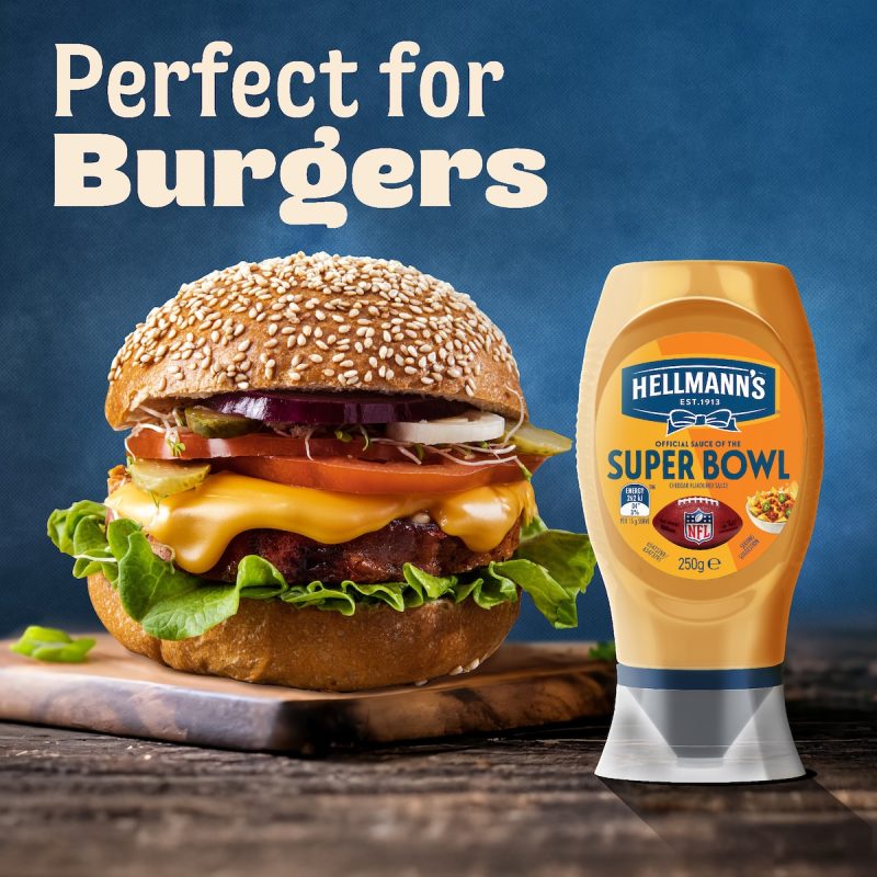 Hellmanns Super Bowl Cheddar Cheese Sauce 250g
