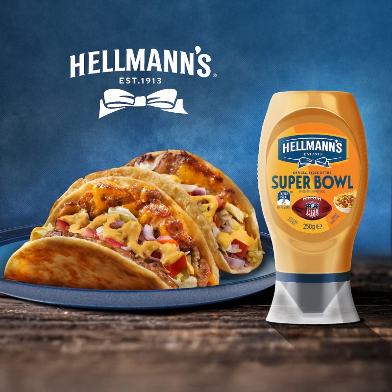 Hellmanns Super Bowl Cheddar Cheese Sauce 250g
