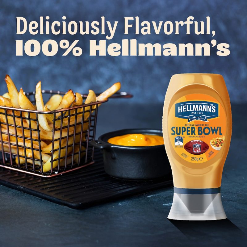 Hellmanns Super Bowl Cheddar Cheese Sauce 250g
