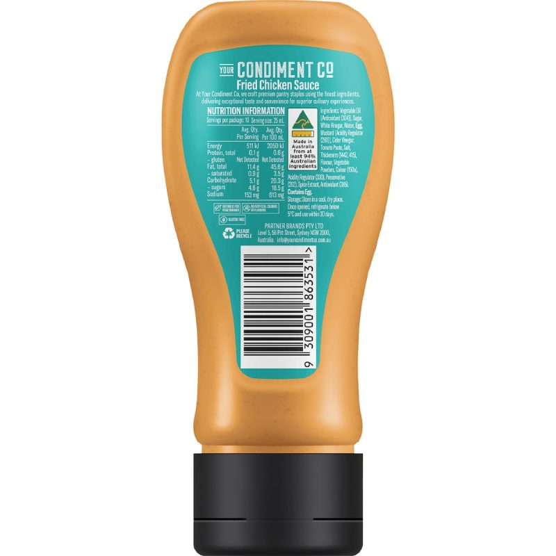 Your Condiment Co Fried Chicken Sauce 250ml