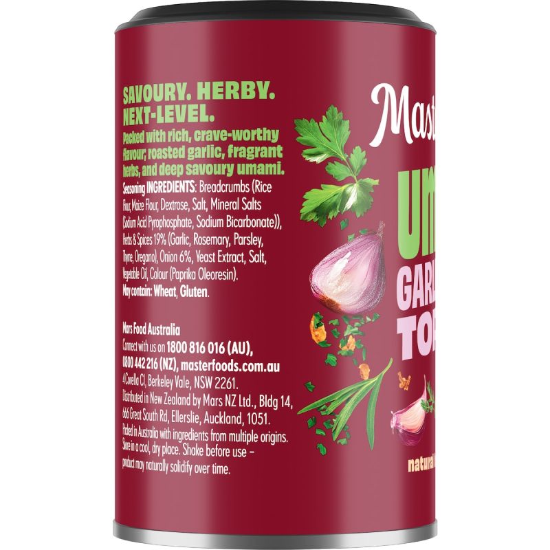 Masterfoods Umami Garlic Herb Seasoning Topper 45g