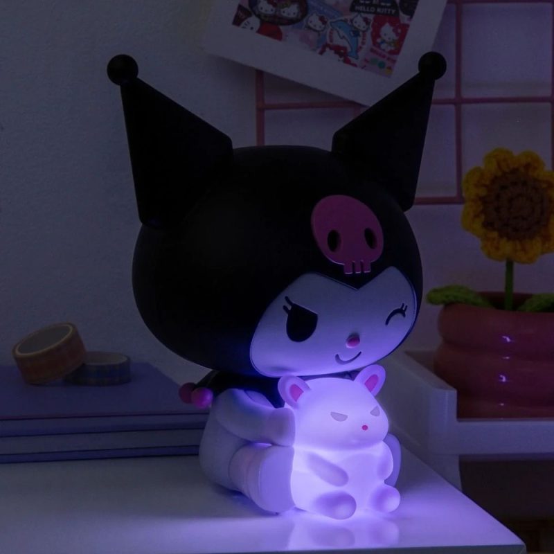 Brighten your space with the Hello Kitty Kuromi Glow Buddies Light Lamp, featuring a cute Sanrio-inspired design and soft LED glow perfect for kawaii room decor, night light use, and cozy ambiance.