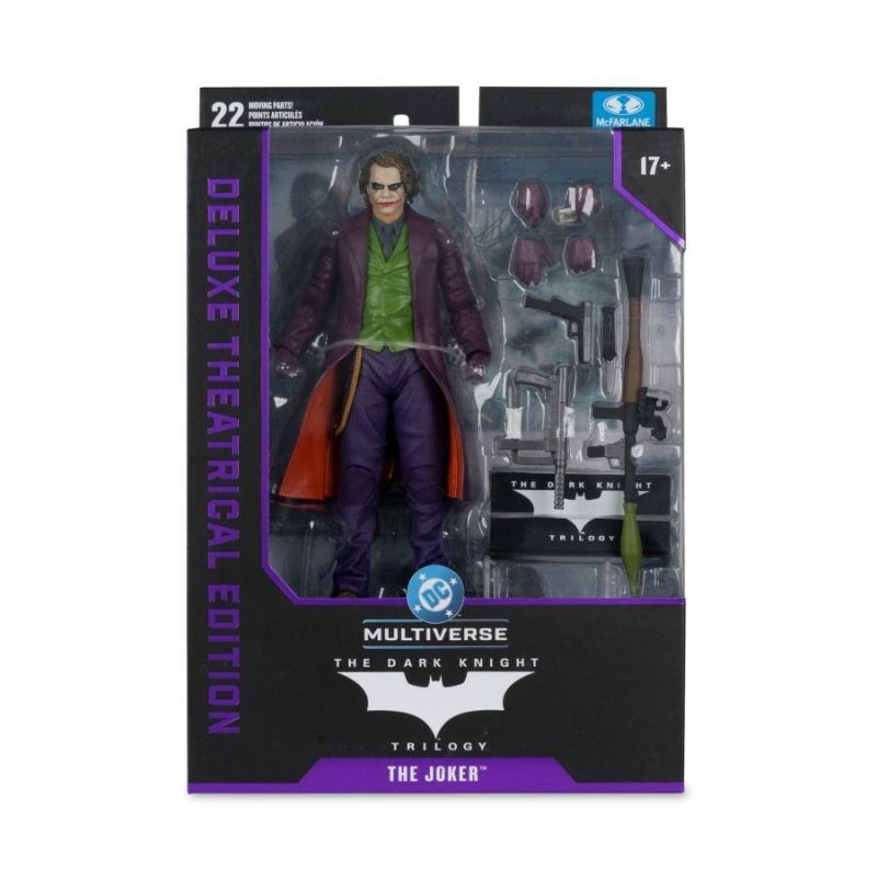 DC Batman Dark Knight Joker Deluxe Action Figure 7"