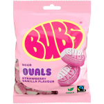 Bubs Sour Strawberry Vanilla Diamonds Candy Bag 156g