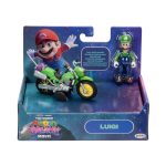 Super Mario Galaxy Movie Luigi With Bike Racer Figure 6cm