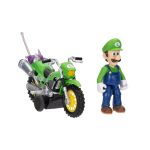 Super Mario Galaxy Movie Luigi With Bike Racer Figure 6cm