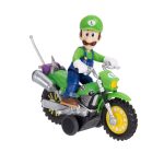 Super Mario Galaxy Movie Luigi With Bike Racer Figure 6cm