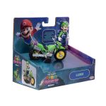 Super Mario Galaxy Movie Luigi With Bike Racer Figure 6cm