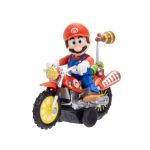 Super Mario Galaxy Movie Mario With Bike Racer Figure 6cm