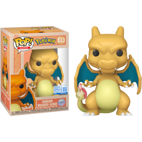 Pokemon Charizard Pastel Soft Colour Pop! Vinyl #843