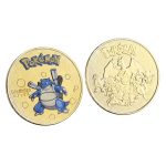 Pokemon Blastoise Gold Coin Rare Collectors Gift