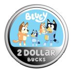 Bluey $2 Two Dollar Fine Silver Coloured Proof Coin Set Collectors Limited Edition