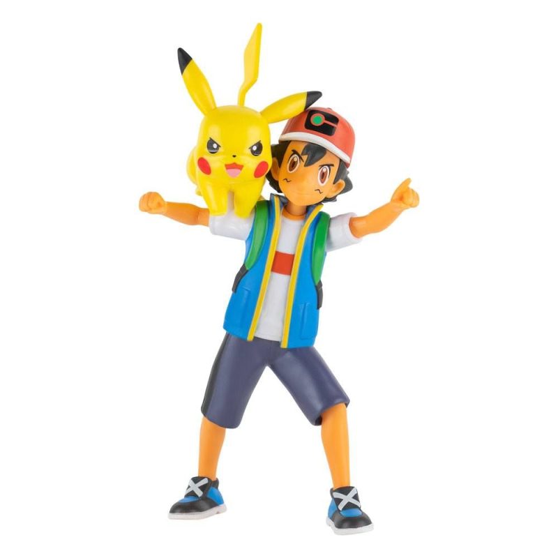 Pokemon Battle Feature Figure Ash Pikachu Action Figure