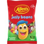 Allens Jelly Beans Candy Lollies Bag 190g