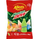 Allens Mountain Dew Bottles Candy Lollies Bag 190g