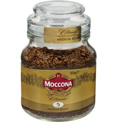 Moccona Classic Freeze Dried Medium Roast Instant Coffee Jar 50g