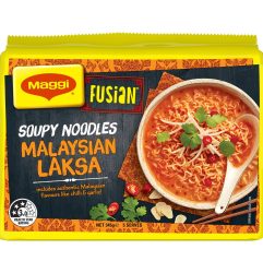 Maggi Fusion Instant Soupy Noodles Malaysian Laksa 5 Pack