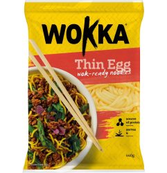 Wokka Thin Egg Wok Ready Noodles Pack 440g