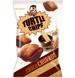 Orion Turtle Chips Choco Churros Pack 160g