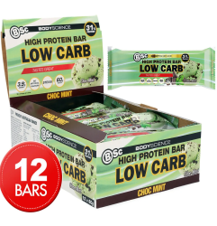 BSC High Protein Bar Chocolate Mint 60g X 12 Bars