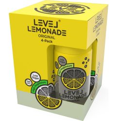 Level Lemonade Original Lemon Drink 300ml X 4 Pack