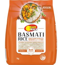 Sunrice Basmati Rice Pouch 1kg